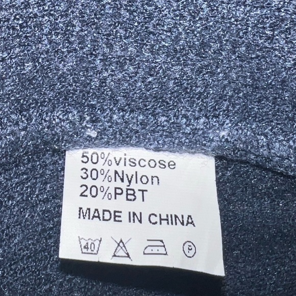 Blue cardigan Very soft, pockets,nice  color, great condition - Picture 6 of 6